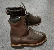 Red Wing 4484 Met Guard Steel Toe Work Boots Sz 12 H Wide Width Discontinued