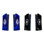 CHELSEA FOOTBALL CLUB MIXED LOGO VINYL SKIN DECAL FOR PS5 SLIM DIGITAL CONSOLE