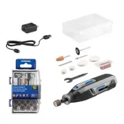 Dremel Lite 4V Variable Speed Cordless USB Rotary Tool Kit with 31pc Sanding and