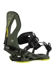 Arbor Cypress Snowboard Bindings - Men's - 2025 - M/L / Green/Black Pat Moore
