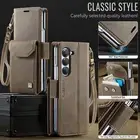 For Samsung Galaxy Z Fold6 Multi-Fuctional Magnetic Wallet Cover Case Card Slots