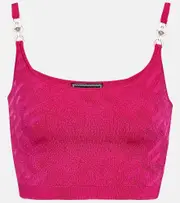 [Versace] Versace La Greca Medusa '95 bra top AU 12 pink