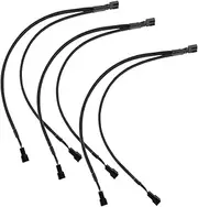 FELTECHELECTR 3pcs Pin Splitter Cable for Computer Mainboard and CPU Connection Essential Computer Accessory for Improved Performance and Heat Dissipation