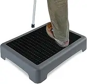 VOPHIA One Step Stool for Adults Elderly Non-Slip Step Platform Indoor and Outdoor Portable Wide Step Riser for Seniors,Safety Step for Car Bed Bedside Office Shower Stairs