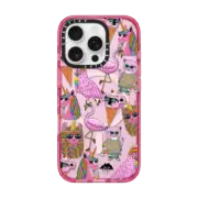 iPhone 16 Pro Impact Case MagSafe Compatible Chilling with the Funky Cats iPhone case by Mulga