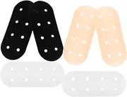 [TOVINANNA] 3Pairs Non Slip Silicone Shoulder Pads Strap Cushion Holders for Comfort Invisible Shoulder Protectors for Thin Straps Lightweight Reusable Accessories