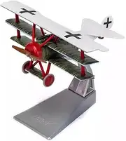 Replica 1:48 for Scale AA38312 Fokker DR1 Vintage Warplane Diecast Plane Alloy Finished Model Static Ornament Toys Airplane Toy
