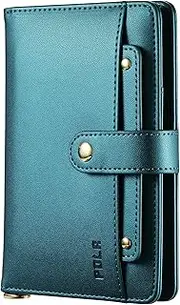 [Konstreet] for Passport Holder Wallet Case with RFID Blocking with Magnetic Closure Slim Large Capacity Travel Cover Case for Travel Men Women, Green