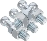 NOLITOY 4pcs Gas Struts Mounting Zinc-plated Ball Studs for Struts Spring Lift Fittings Car Bolt Studs Support for Billboard Lightbox
