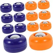Kisangel 20pcs Mini Shuffleboard Set Curling Balls Bowling Pins Pp Material Outdoor Indoor Tabletop Game for Family Parties