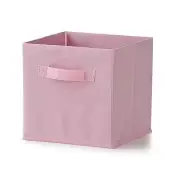 1x Storage Cube Collapsible Fold Toy Box Bin Organisers For Kids Bookshelf PINK