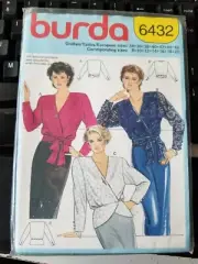 Pattern Burda # 6432 Women s 8 - 20 Blouse