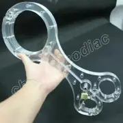 Bandage Locks Cangue Pillory Hand Cuff Crystal Stainless Steel Restraint