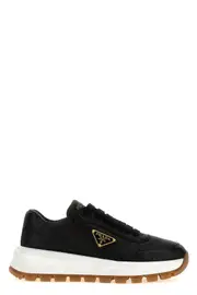 PRADA Logo Leather Sneakers 37 IT