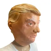 Donald Trump Latex Full Head Mask Costume Party Halloween Prop MAGA 24 President