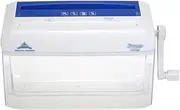 JSEIAJB Three in A4 Mini Portable Handheld Shredder Home Manual Paper Shredder Document File CD Credit