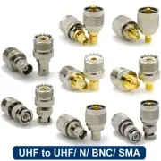 SO-239 PL259 UHF to N BNC SMA Male Female RF Adapter Coax Radio Connector Plug