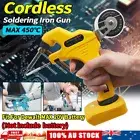 Cordless Soldering Iron Gun Solder Tin Welding Auto Tool For Dewalt 18V Battery