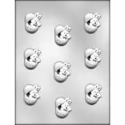 BUNNY IN CRACKED EGG BITE SIZE CHOCOLATE CANDY MOLD DIY EASTER FAVORS