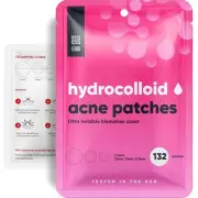 LE GUSHE K-BEAUTY Pimple Patches for Face (132 Dots) - Hydrocolloid Acne Patches