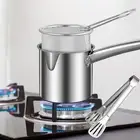 Fryer Pan Milk Pan Steamer Tray Deep Fryer Pot Cookware Oil Fryer Cooking Pot
