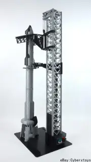 1:200 SpaceX Starship Launch Site Rocket Model High Precision Out of the Box
