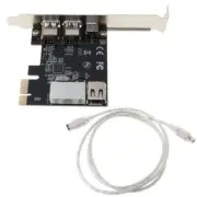PCIe Firewire Card PCI-E X1 to IEEE 1394 3X 6Pin & 1x 4Pin w/Low Profile Bracket