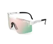 Outdoor Flat Top Sun Glasses TR90 C3 Frame Mirrored Lens Windproof Sport Polarized Sunglasses for Men UV400 Go Hiking