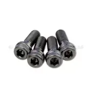 4x MV Agusta F3 675 Black Titanium Front Lower Triple Clamp Screws Bolts