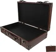 ABOOFAN Vintage Suitcase Multi-functional Storage Trunk for Clothing and Decor British Design for Home Photography and Antique Props