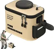 Fishing Bucket | Foldable Live Fish Storage Bucket For Outdoor Use | Waterproof Fishing Bag For Camping, Hiking, Travelling & Angling | Durable Fish Protection Container