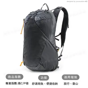 【The North Face 20L 後背包《黑/灰》】3GA1/雙肩背包/休閒電腦背包/戶外背包