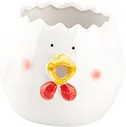 BEBEMOKO Ceramic Egg Separator Chick Design Separate Egg Yolk White Effortlessly Ideal for Kitchen