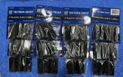 THUNDER GROUP 3”PLASTIC SHELF LABEL HOLDERS(12pk)#PLSL003BLK FOR SHELVES,C-pics