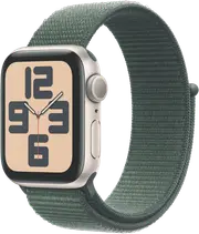 Apple Watch SE GPS 40mm Starlight Aluminium - Lake Green Sport Loop