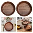 Wooden Salad Bowl Food Storage Container Fruit Bowl for Food Pasta Veggie