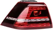 1Pcs Car Rear Bumper Brake Lamp LED Rear Tail Light Compatible For VW Golf 7 MK7 GTI 2013-2017(Left Outside)