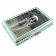 Llamas D11 Silver Metal Cigarette Case RFID Protection Wallet