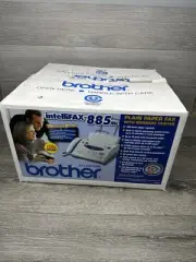 Brother IntelliFax 885MC Plain Paper Fax Machine with Message Center & Copier