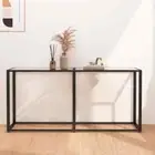 Stylish Console Table Hallway Entryway Display Side Desk Powder Coated Steel