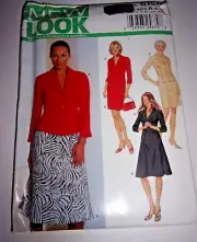 NEW LOOK 6159 - JACKET & SKIRT, SIZE 8-18