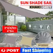 Rectangle Sun Shade Sail 98% UV Block 185GSM / 420D Extra Heavy Duty Shade Cloth