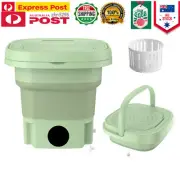 Mini Portable Washing Machine Bucket Folding Laundry Machine Washing Clothes Au⇟