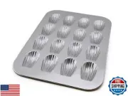 USA Pan Bakeware Madeleine Pan, 16-Well, Aluminized Steel