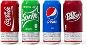 Silicone Can Covers (4 Pack), Hides Can as Soda, Sleeve Accessory for Your Drink Disguise Suitable for All Standard 12 OZ Cans