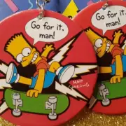 TAZO SIMPSONS BARTMAN EARRINGS
