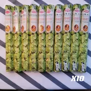 Fin Incense Sticks 10 Hexagon Packets/ 200 Sticks -Patchouli- Free Postage