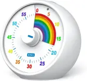 Visual Timer for Kids, 60-Minute Countdown Timer for Classroom Office Kitchen-Au