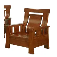 在飛比找Yahoo奇摩購物中心優惠-MUNA家居 072型單人座實木組椅 80X79X98cm