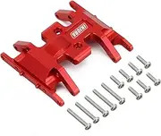 INJORA RC Skid Plate for 1/24 RC Crawler Axial SCX24 AXI90081 Upgrades Parts,Accessories（Red）